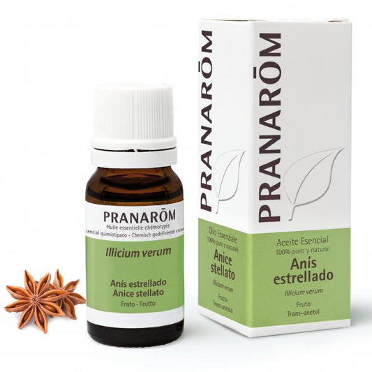 Aceite esencial Anis Estrellado Fruto Bio Pranarom 10 ml