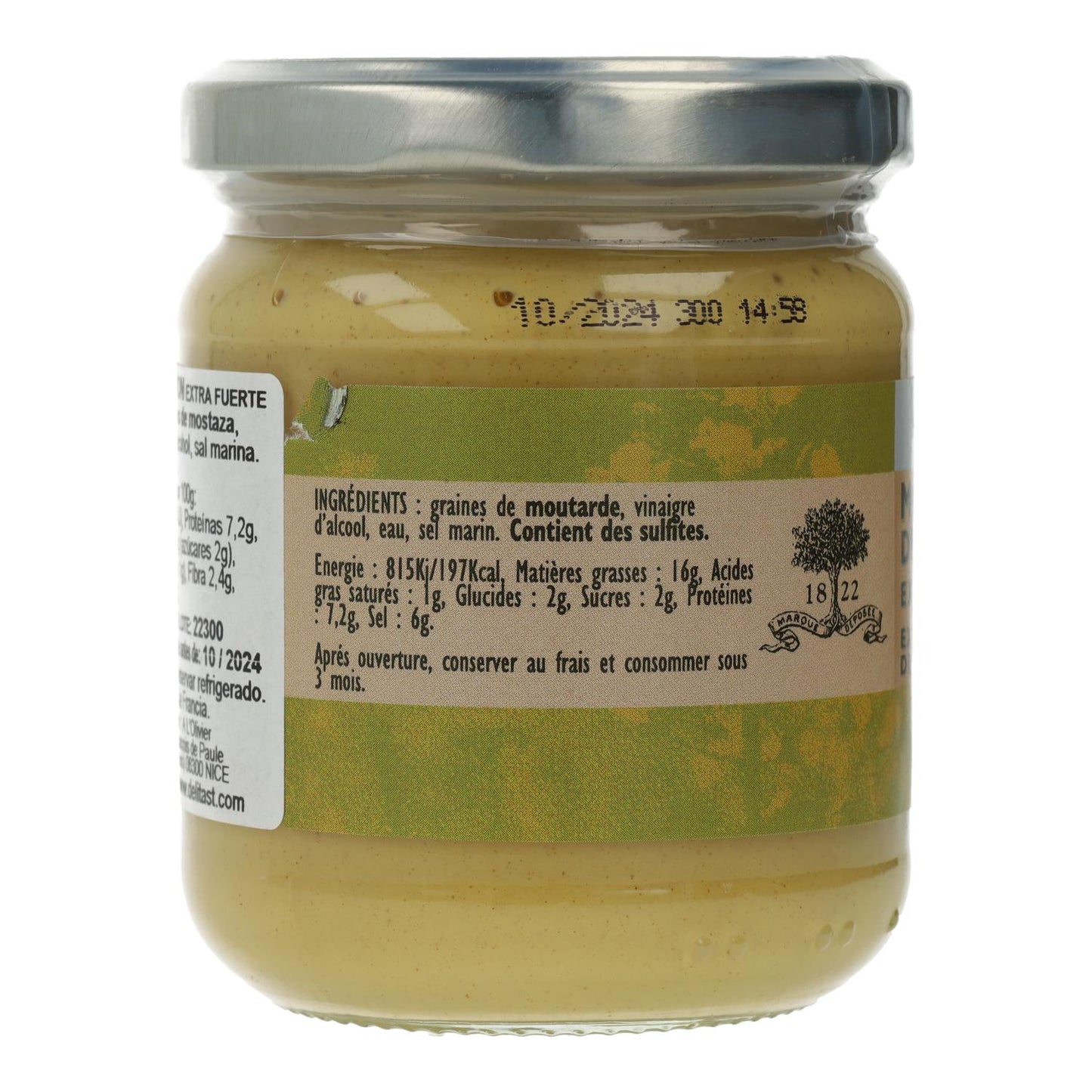 Mostaza Dijon A L'Olivier 250 g