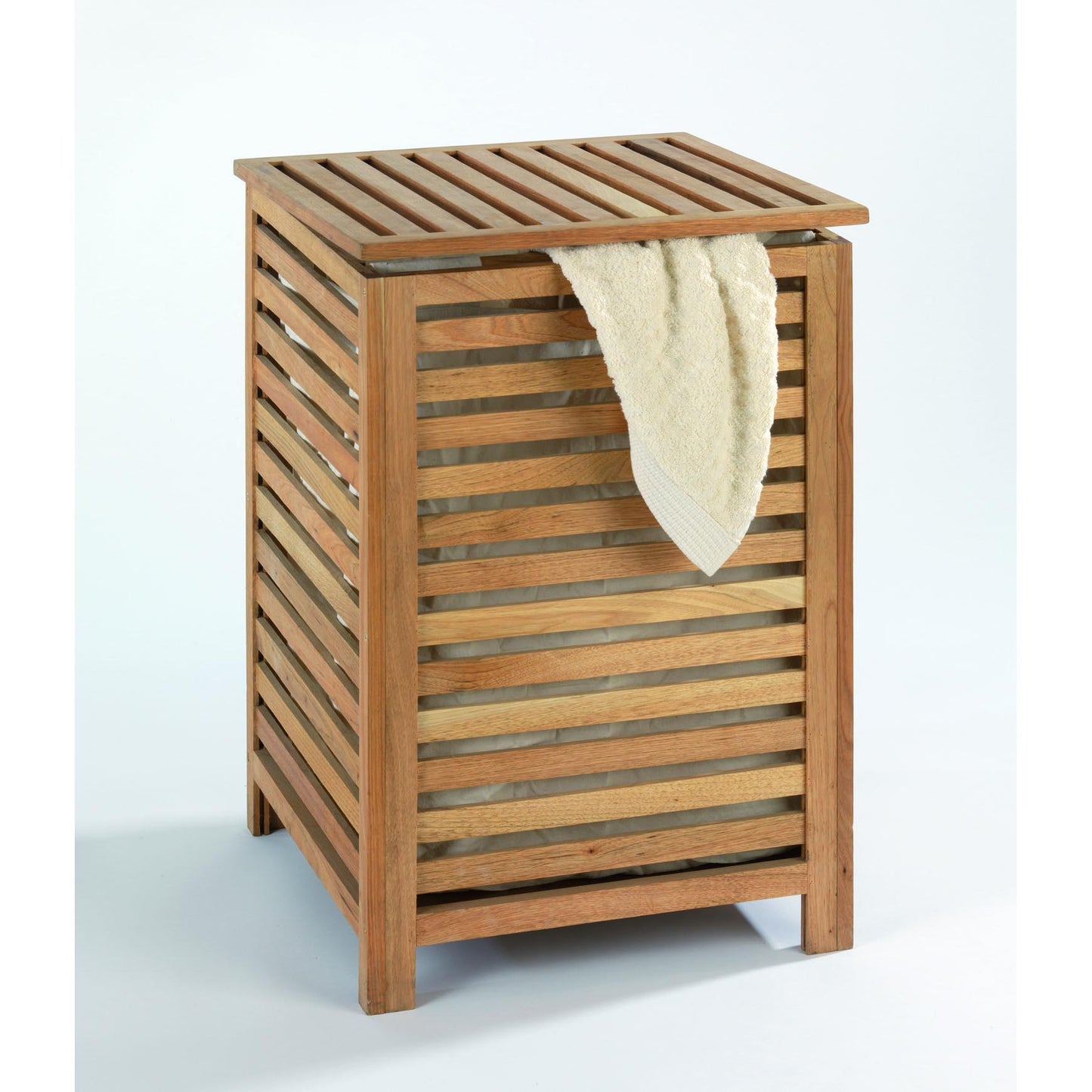 Cesto con patas madera natural Norway