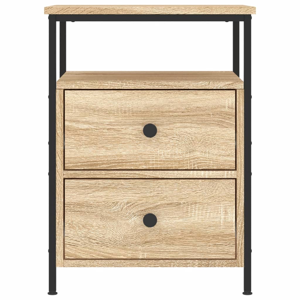 Mesitas Noche 2 Uds Madera Ingeniería Roble Sonoma 44x45x60 Cm_4