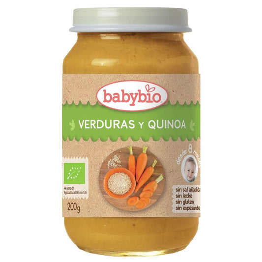 Tarrito Menu Tradicion Verduras y Quinoa Babybio 200g