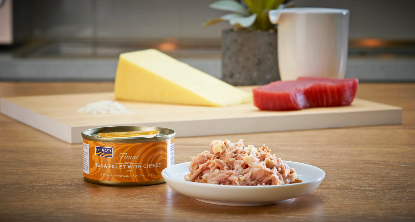 Fish4cats Filete Para Gato – Atún Con Queso 70 G (pack De 10)