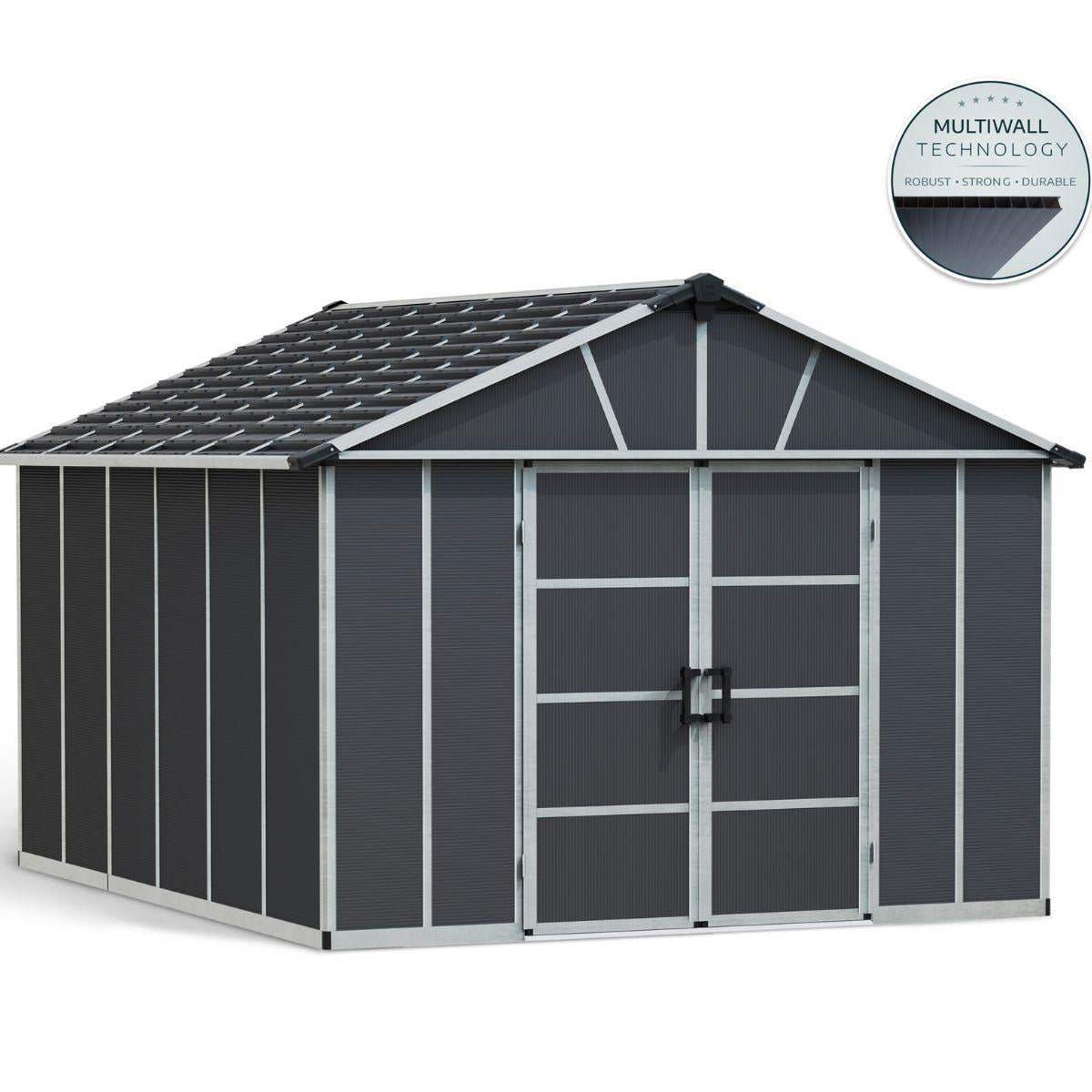 Caseta de jardín Yukon 395x332x252 cm Canopia by Palram