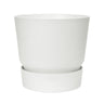 Macetero con plato integrado Greenville Elho Blanco 30 cm