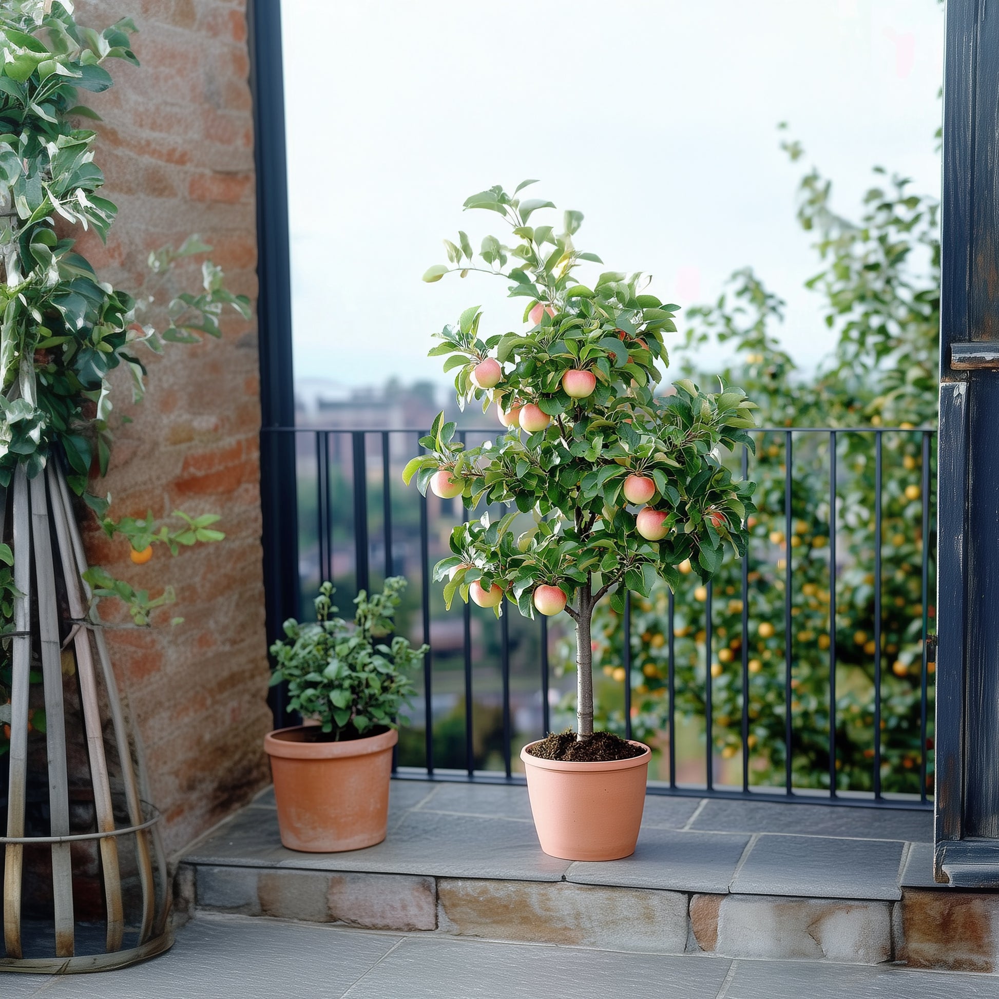 Manzano - 2 Pzs - Malus - Altura 60-70cm - ⌀17cm