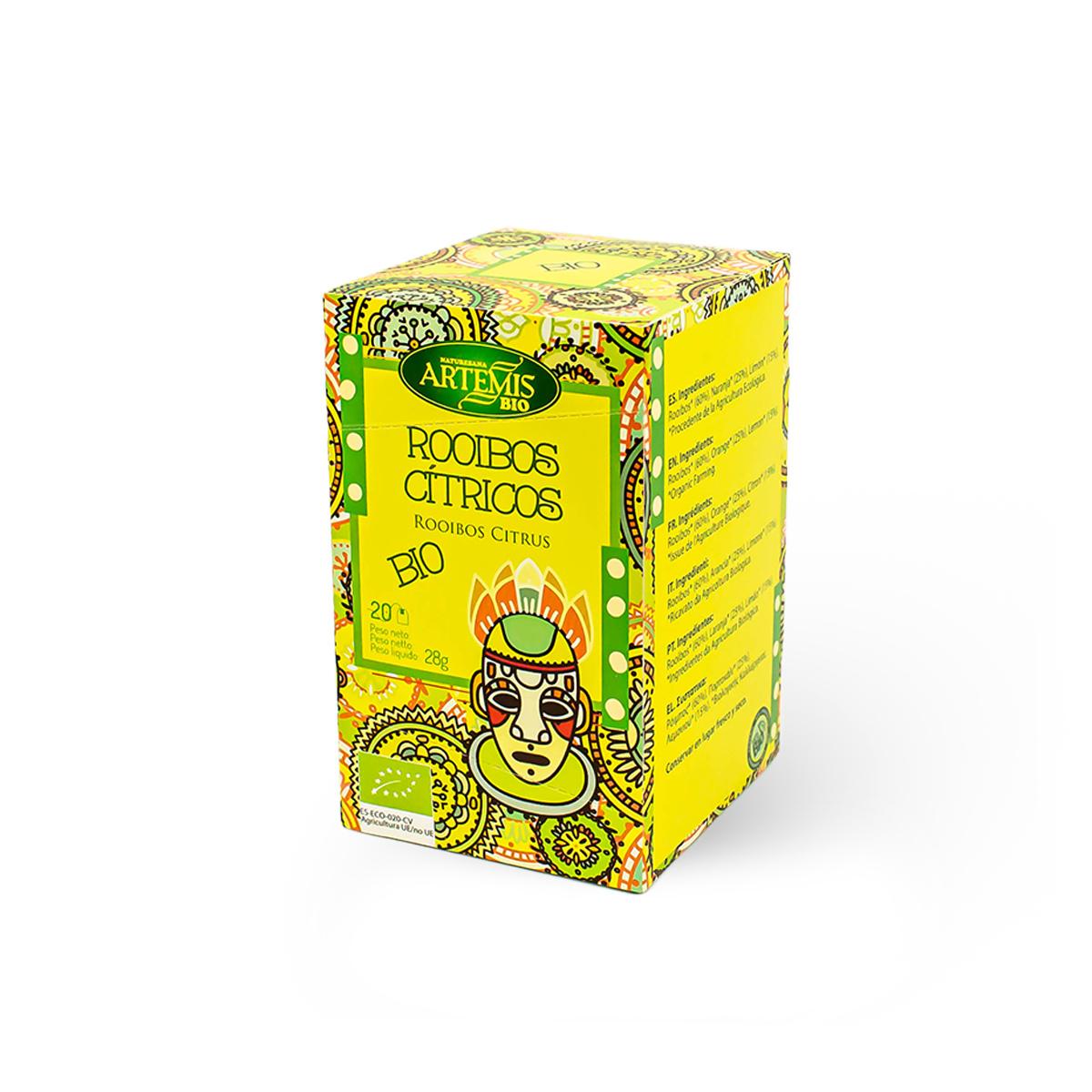 Té Rooibos Cítricos para infusión Artemis Bio 20 bolsitas