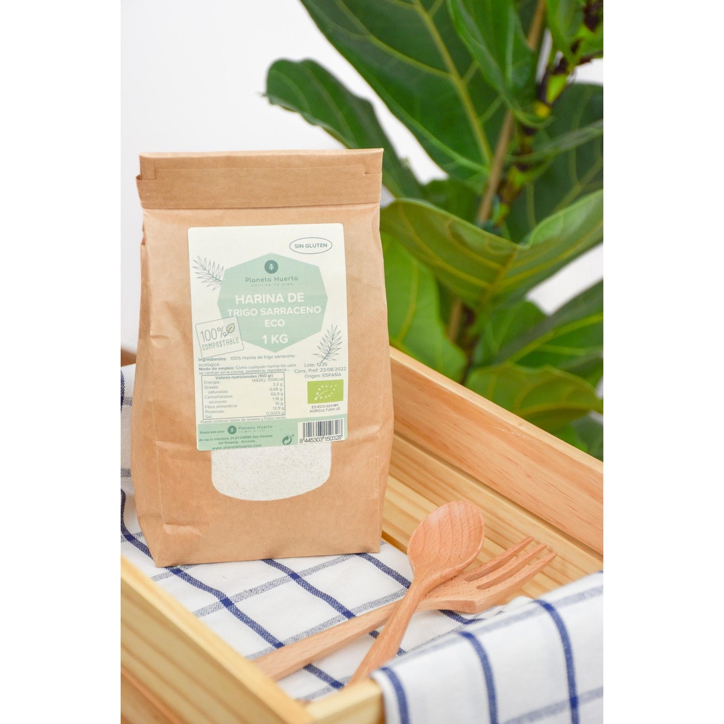 Harina de Trigo Sarraceno Sin Gluten ECO Planeta Huerto 1 kg