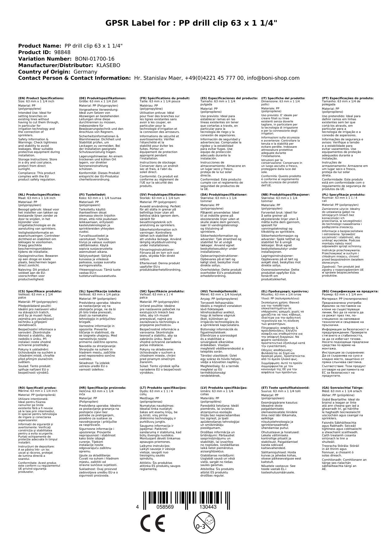 Abrazadera De Derivación Pp 63 Mm X 1 1/4: Conexión Rápida Y Segura