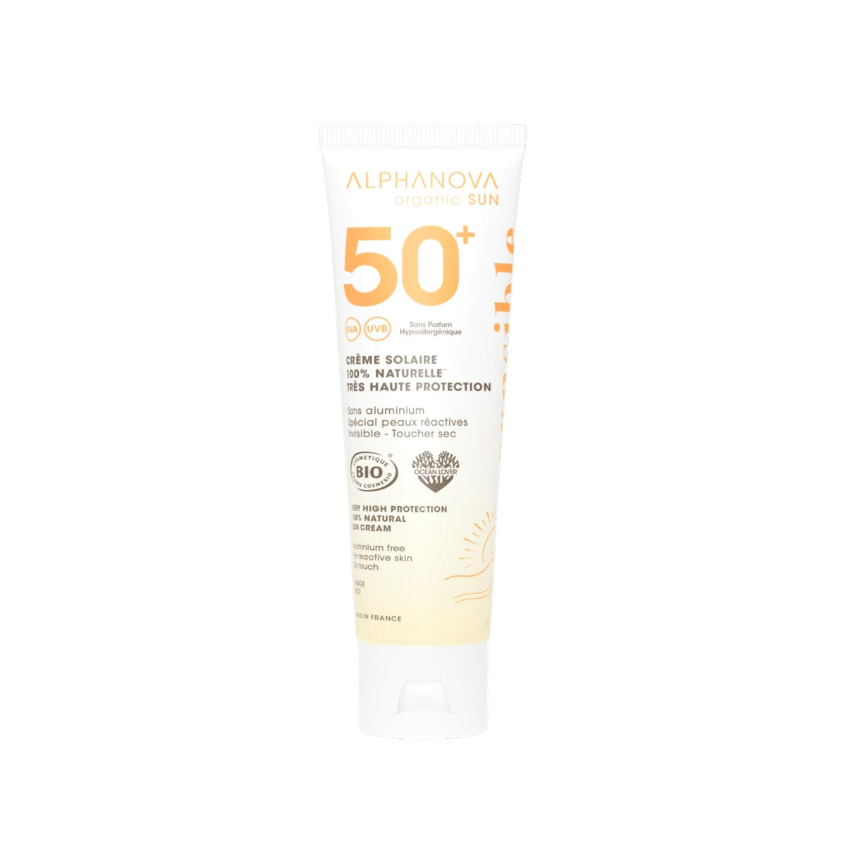 Crema solar spf50+ sensible bio Alphanova 50g