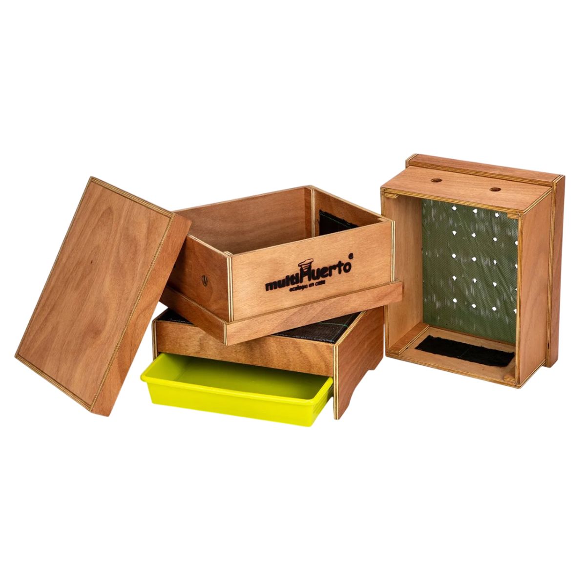 Vermicompostador Lombrihogar 2 bandejas Multihuerto