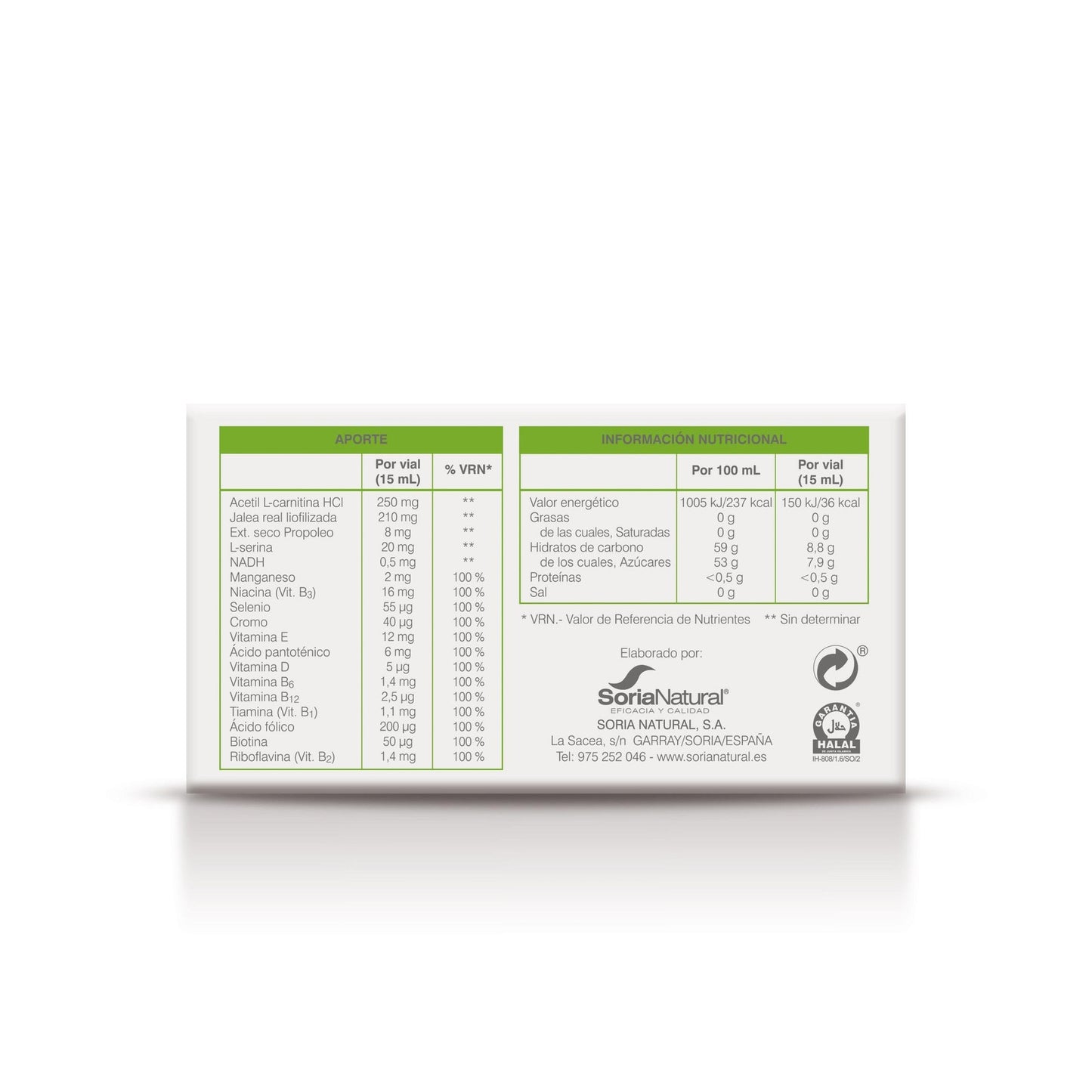 Fost Print Classic Soria Natural 20 viales con 15 ml cada uno.