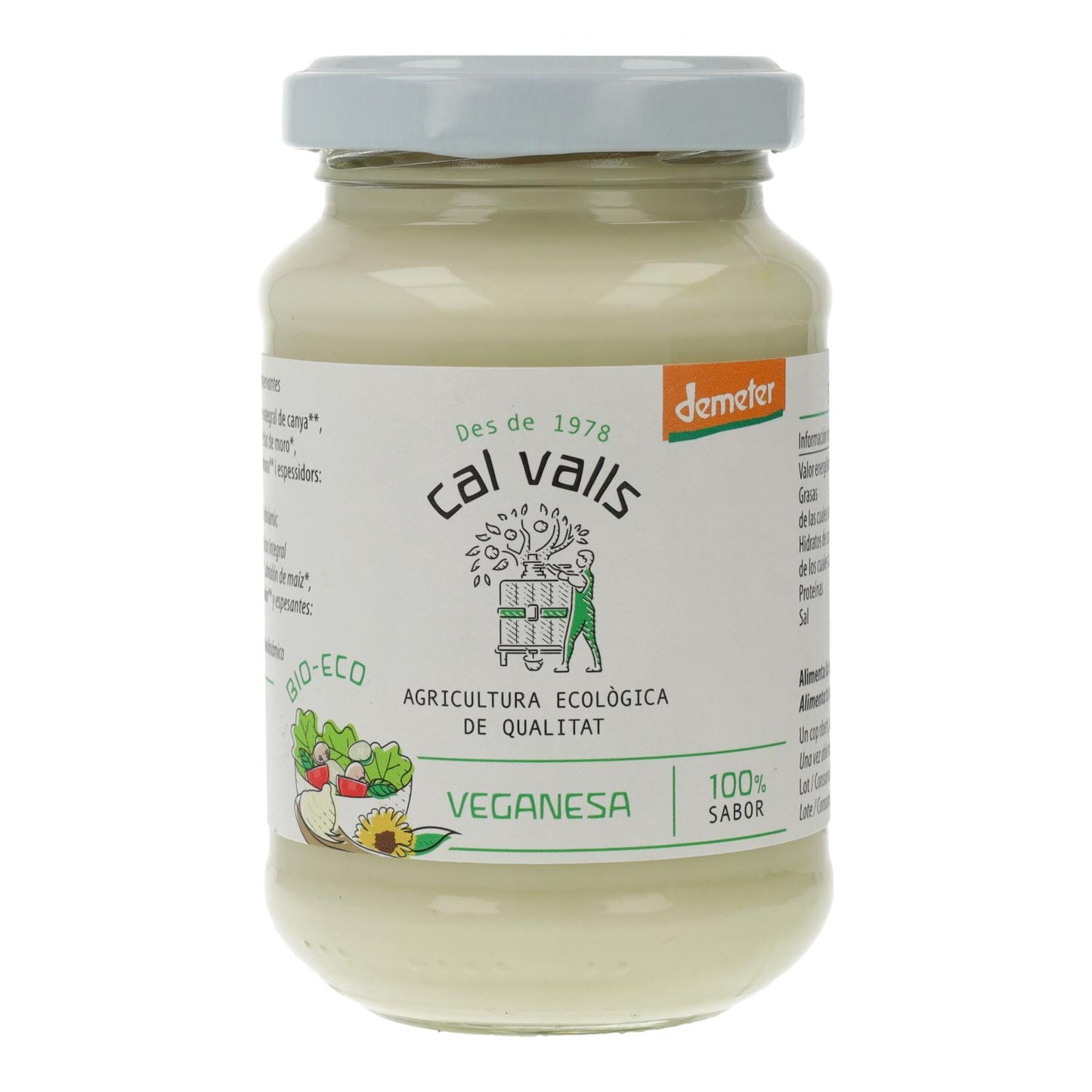 Mayonesa Vegana ECO Cal Valls 190 g