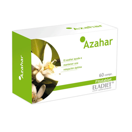 Fitotablet Azahar complemento alimenticio 330 Mg Eladiet 60 Comprimidos