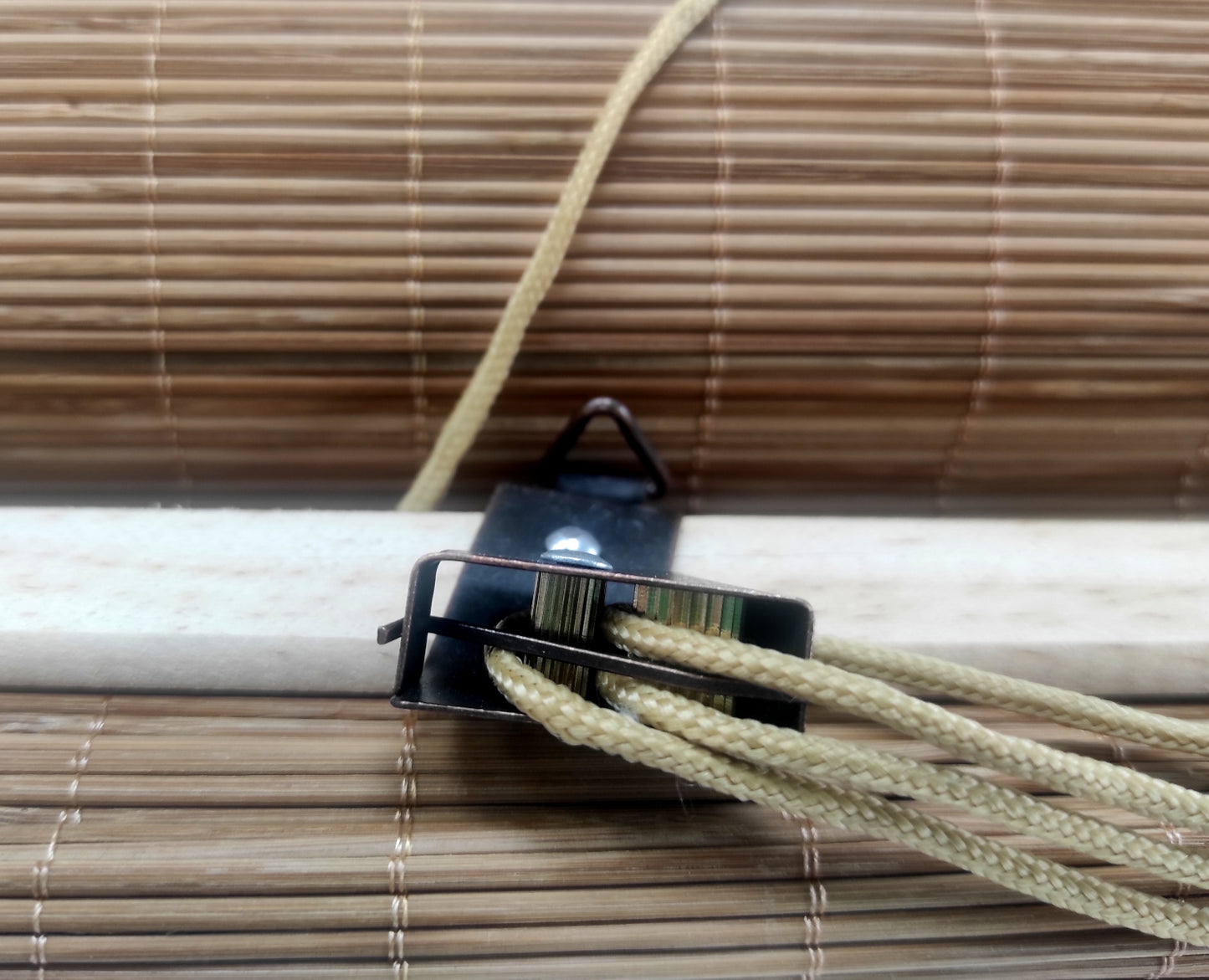 Estor Enrollable| Compuesto 100% Caña De Bambú Reforzado| Cortina Para Ventana O Puerta| Persiana Madera