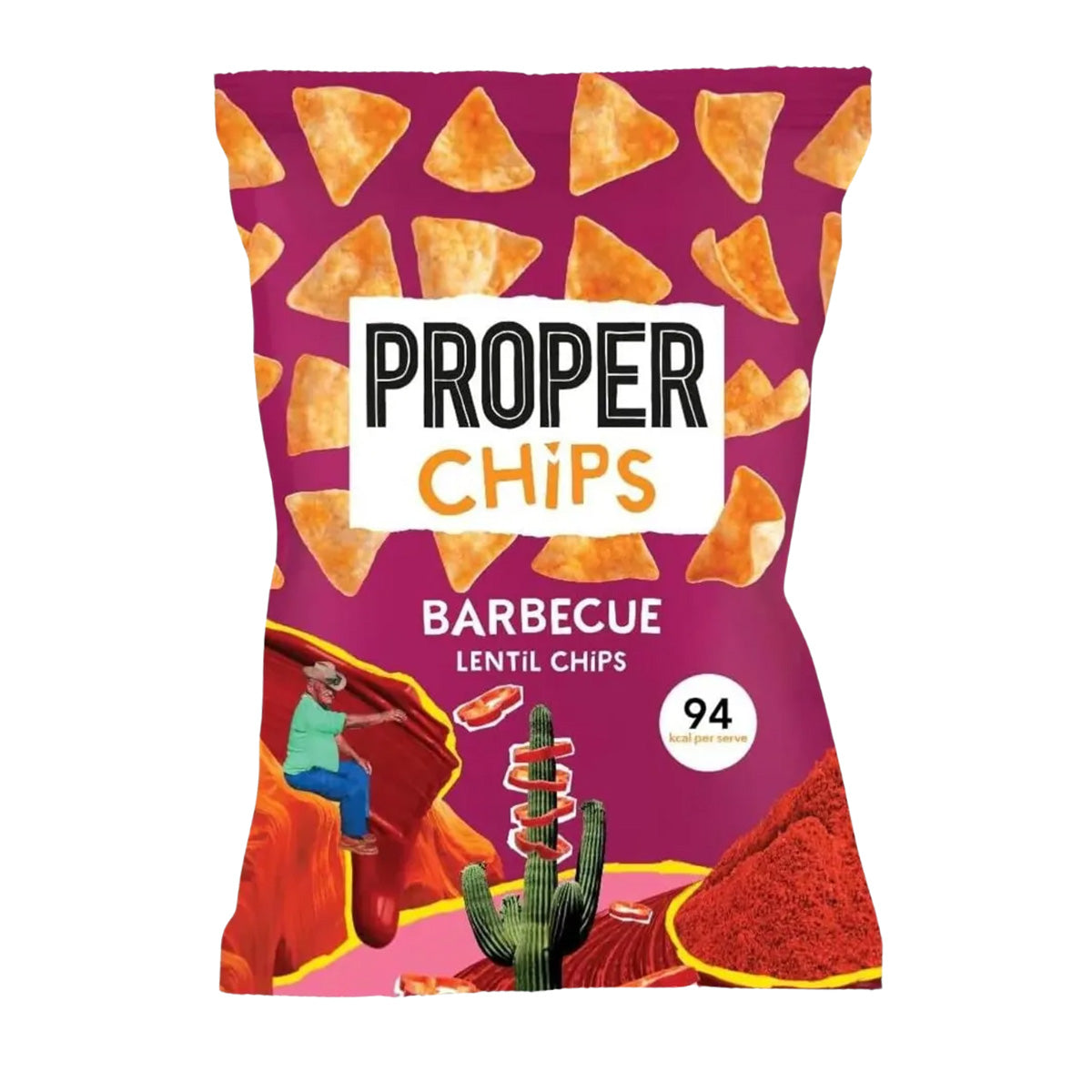 Nachos de lentejas bbq Proper 85g