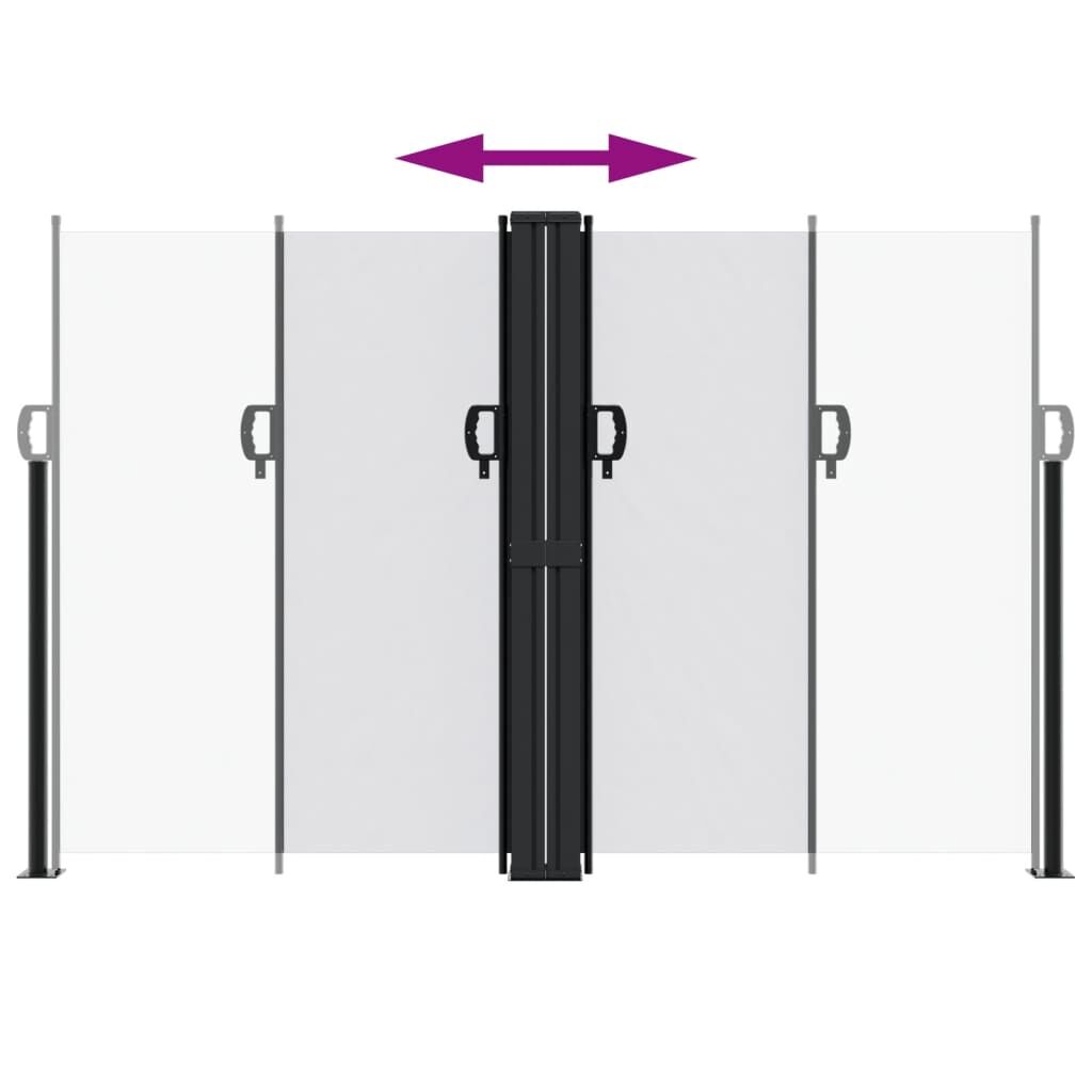 Vidaxl Toldo Lateral Retráctil Blanco 160x1000 Cm_4
