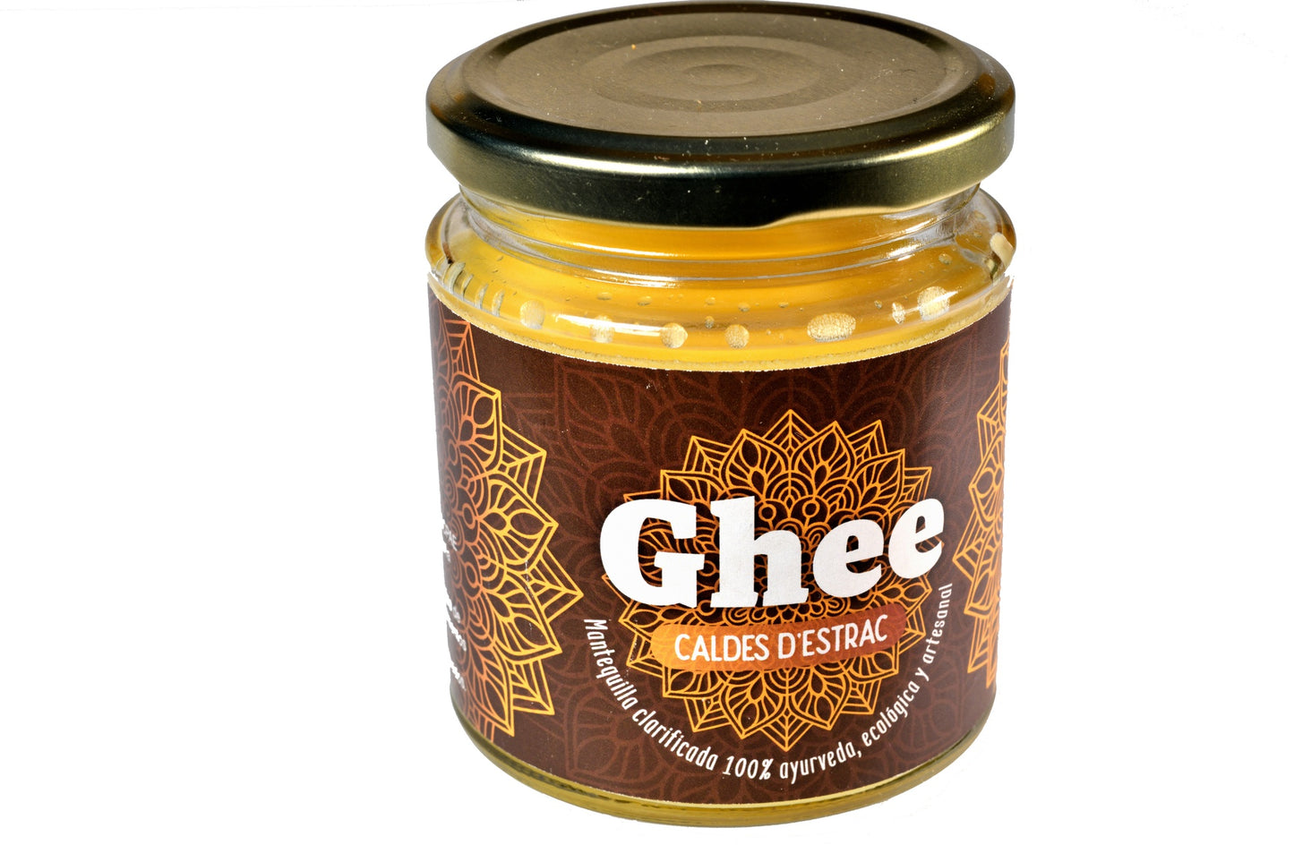Ghee Mantequilla Clarificada Ayurveda artesanal Caldes D'Estrac Eco 250 ml.