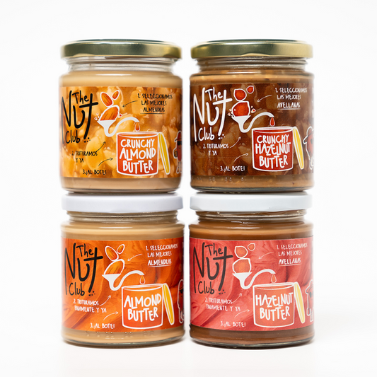 Pack Origen | Cremas De Avellana & Almendra. | Crema En Dos Texturas: Smoothie & Crunchy