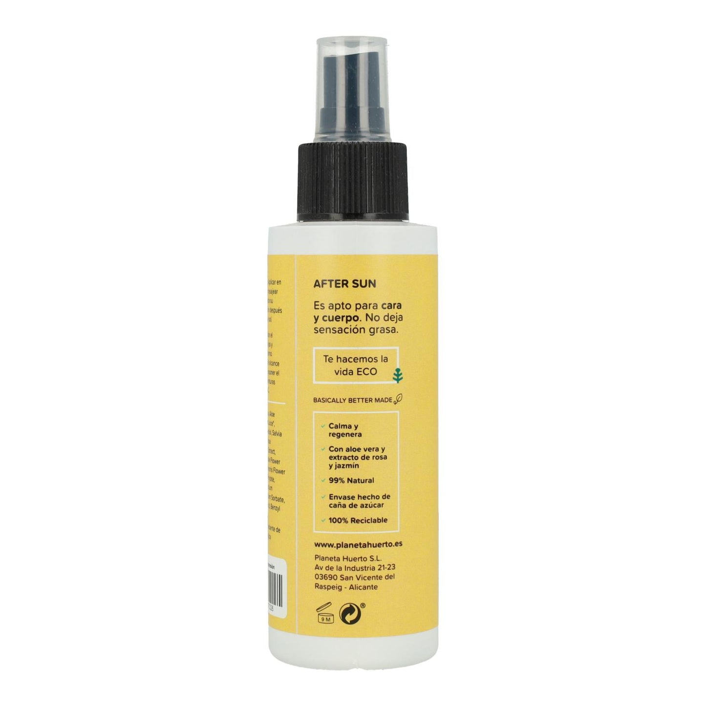Loción calmante After-Sun Planeta Huerto 125 ml