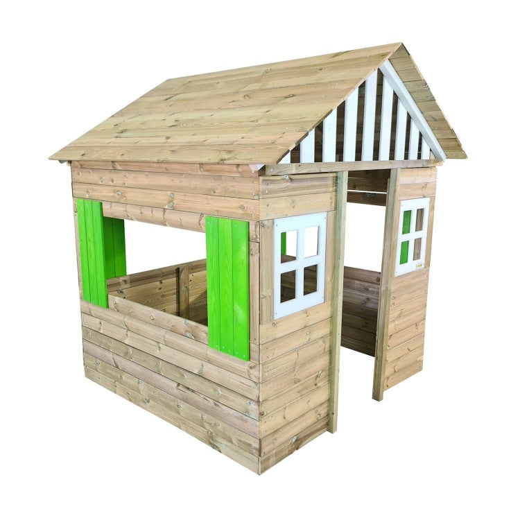 Casita De Madera Masgames Lollipop Xxl Horeca Verde.