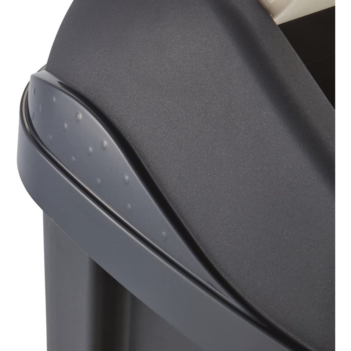Cubo De Basura Con Tapa Basculante, 50 L, Swantje, Gris Grafito_4
