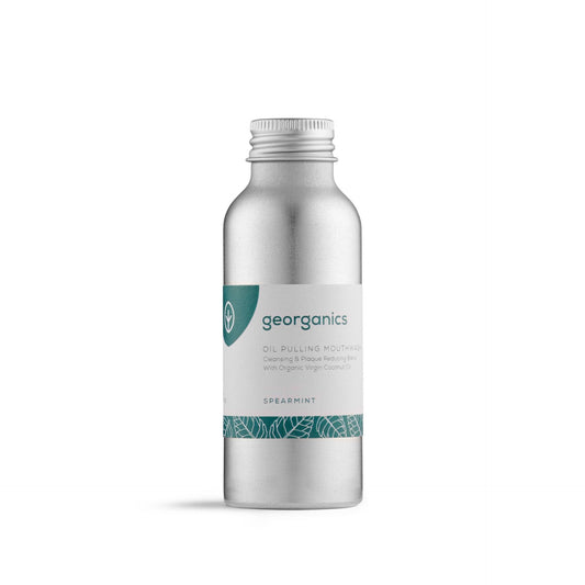 Enjuague Bucal con Aceite de Coco y Menta Envase aluminio Georganics  100 ml
