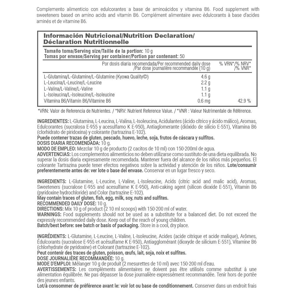 Bcaa + Glutamina Kyowa® - 500g - Bebida Energetica - Mejora La Resistencia - Masmusculo_5