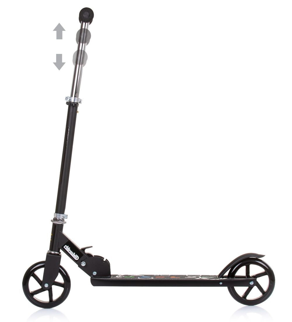 Patinete Infantil Sharky Hasta 100 Kg Plegable Black_2