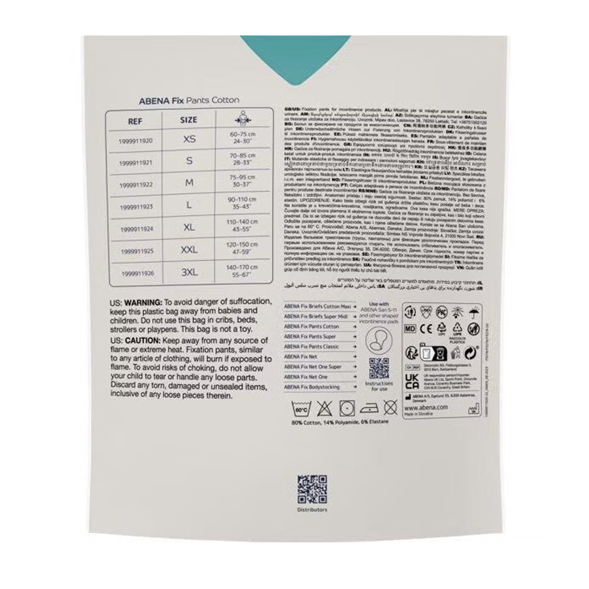 Fix Pants Cotton incontinencia Abena Talla Lm 3 uds