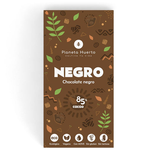 Tableta chocolate negro 85% ECO Planeta Huerto 70 g