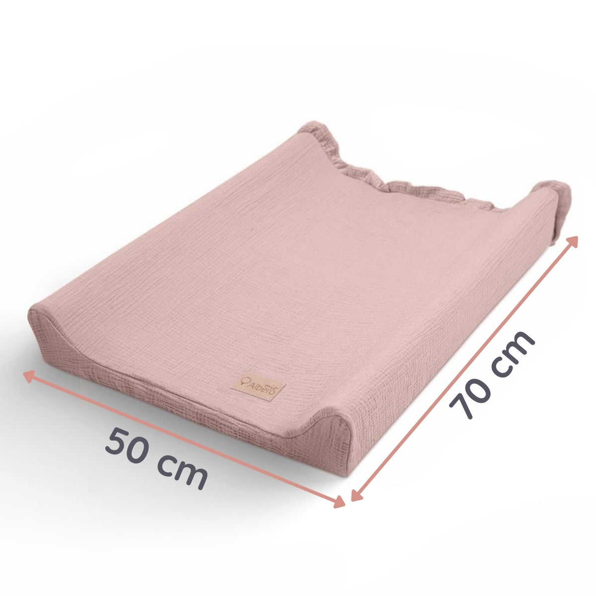 Funda De Cambiador Muselia Algodón 100% Cotton Color Gris