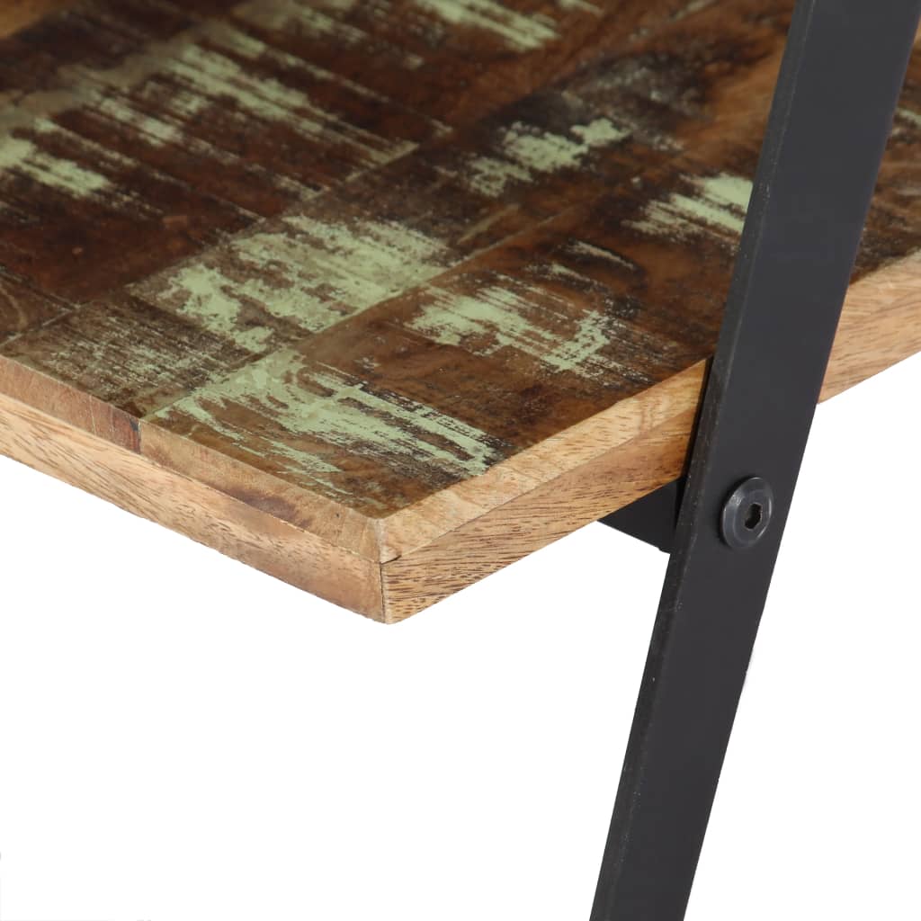 Mesa De Centro Madera Maciza Reciclada 115x60x40 Cm_4