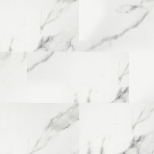 Aqua Click Tiles Xl - Paneles De Pared A Prueba De Agua Y Panel De Sueloe  - Vidriogow Xl - Blanco - 5 Paneles (2,26m²)