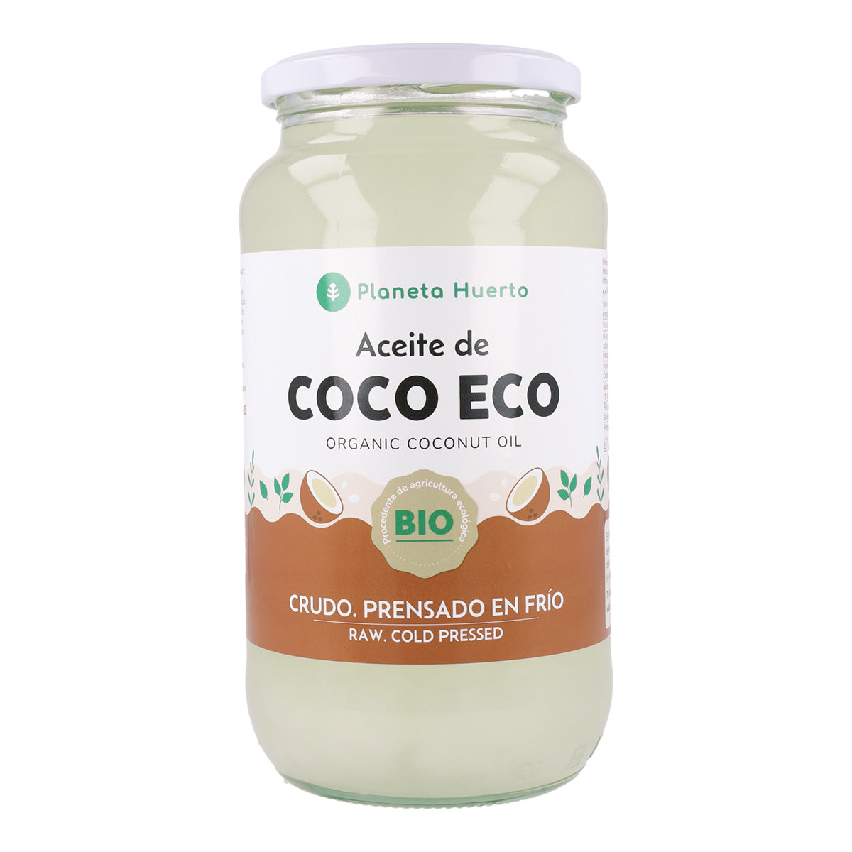 Pack 2x Aceite de coco ECO Planeta Huerto 860 ml