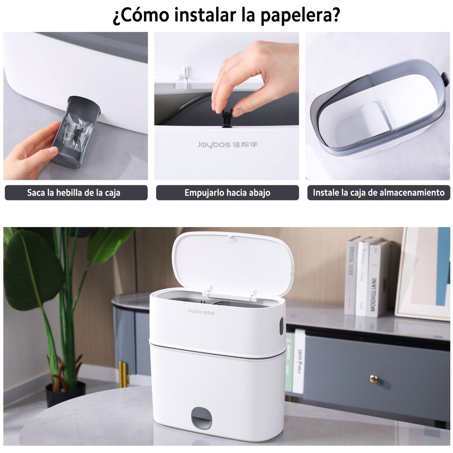 Cubo De Basura Para Baño Joybos