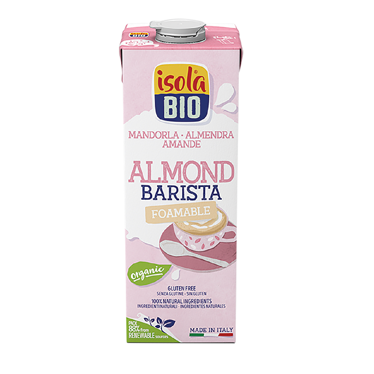 Bebida de Almendras Barista BIO Isola Bio 1L