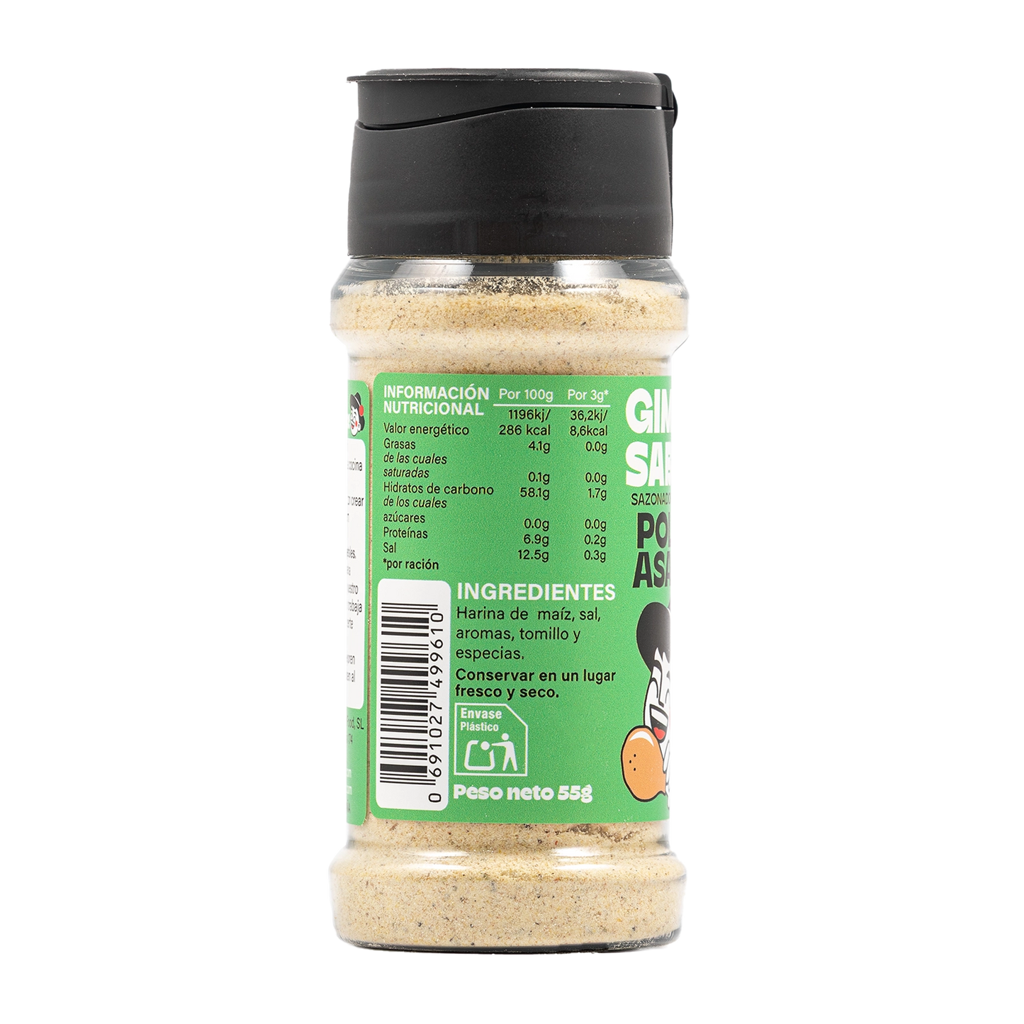 Sazonador vegetal sabor pollo asado