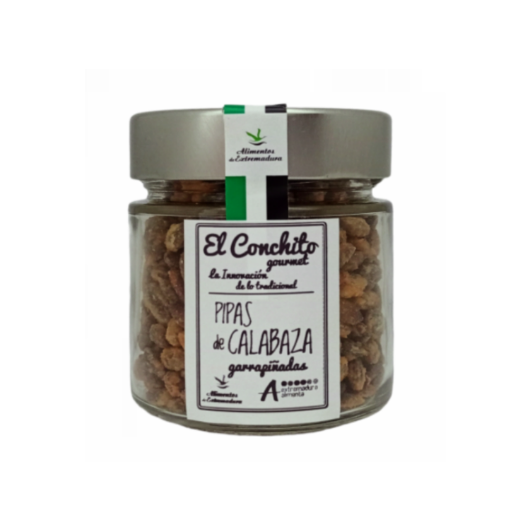 Pipas De Calabaza Garrapiñadas Tarro De Cristal 95 G_0