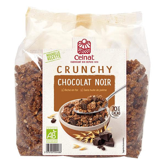 Muesli Bio Crunchy con Chocolate Negro Celnat 500g