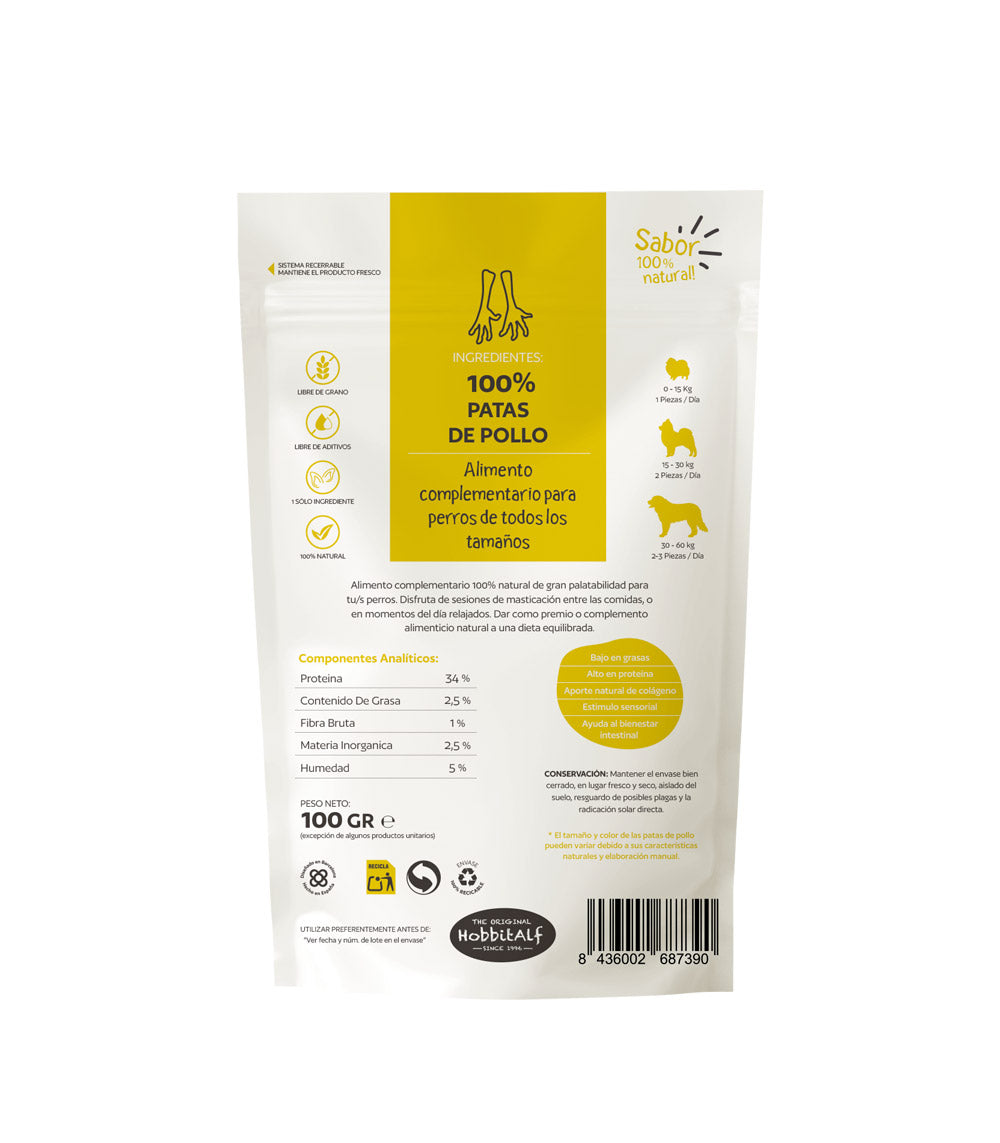 Patas de Pollo Hobbitalf 100 g