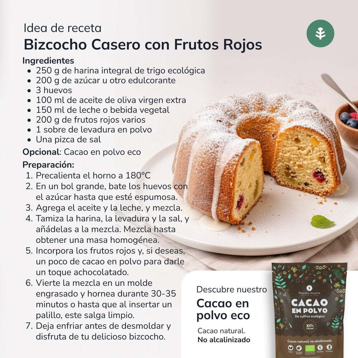 Harina Integral de Trigo Eco Planeta Huerto 5 Kg