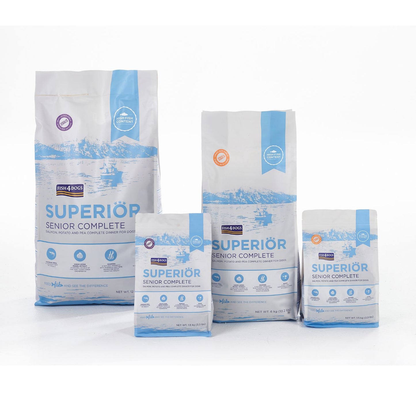 Fish4dogs Pienso Senior Premium Salmon Xs/s 1'5kg_2