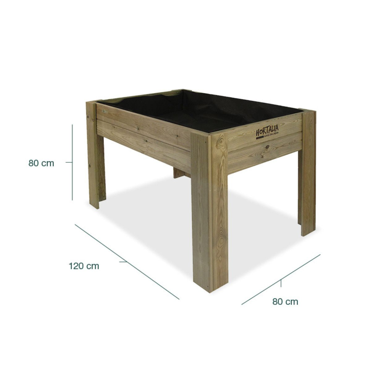 Mesa de cultivo Gardenbrico L80 Hortalia 120 x 80 x 80 cm