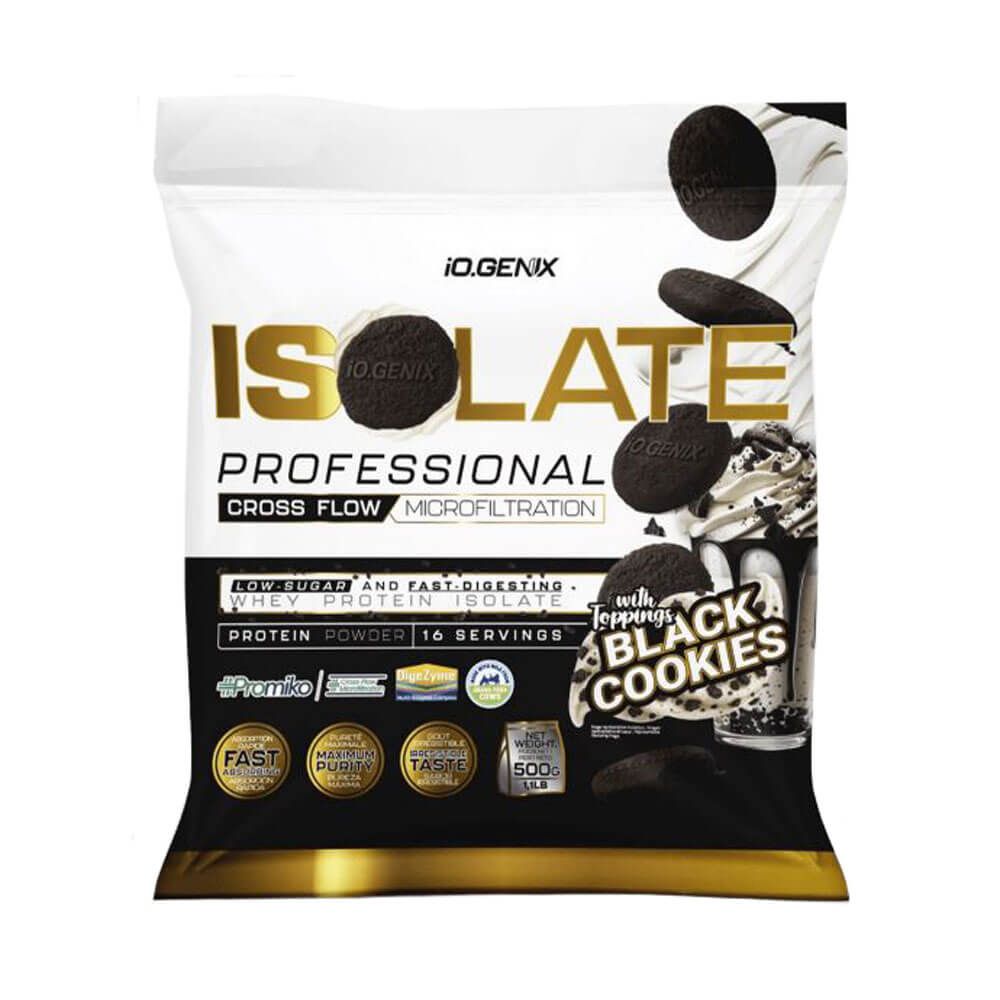 Isolate Profesional - 500g - Black Cookies - Proteína De Aislado De Suero Isolate - Io.genix_0