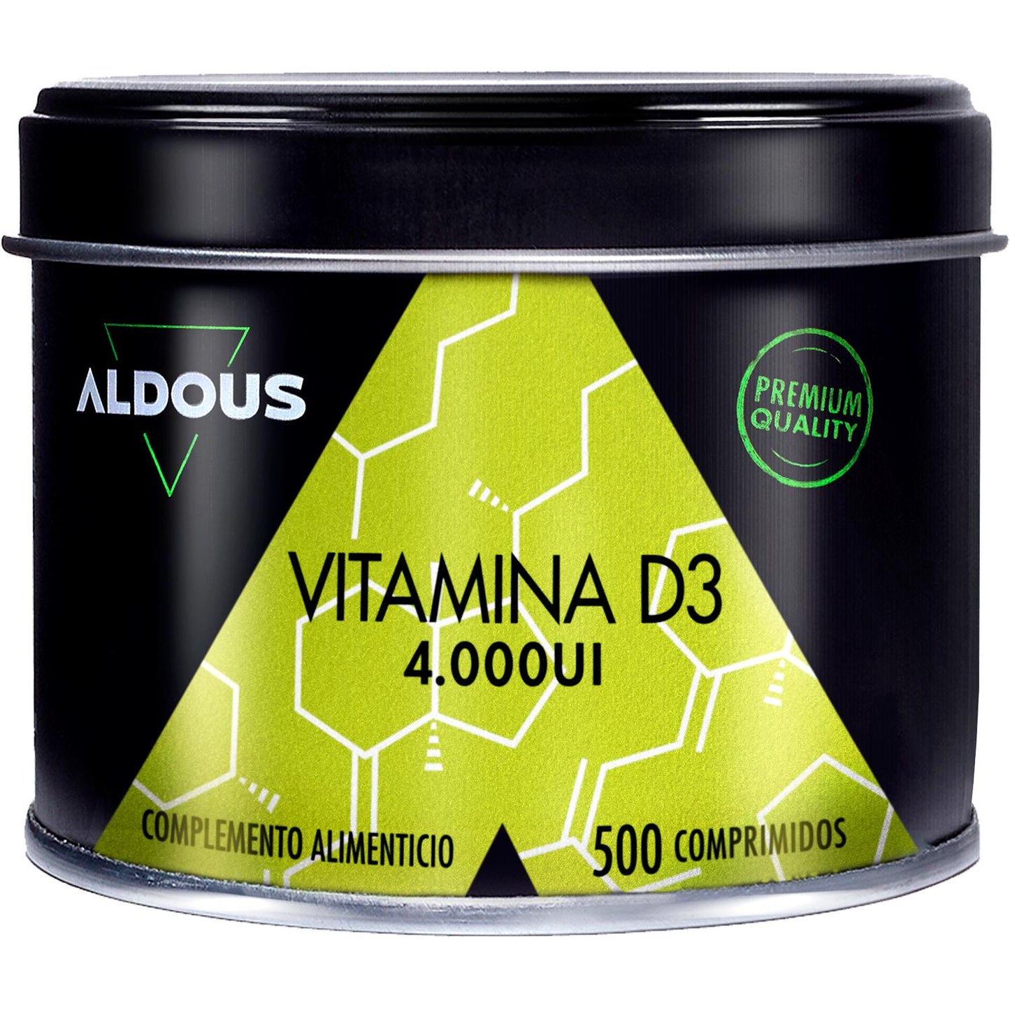 Vitamina D3 4000 UI  Aldous Bio 500 comprimidos