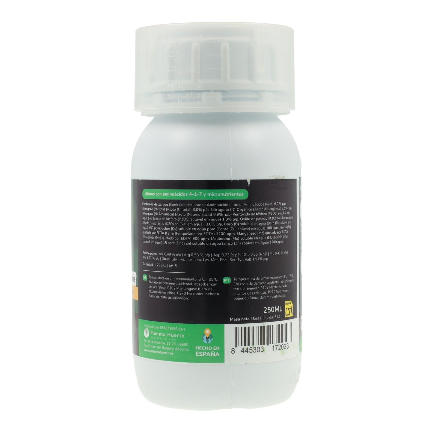 Abono Líquido Universal Planeta Huerto 250 ml