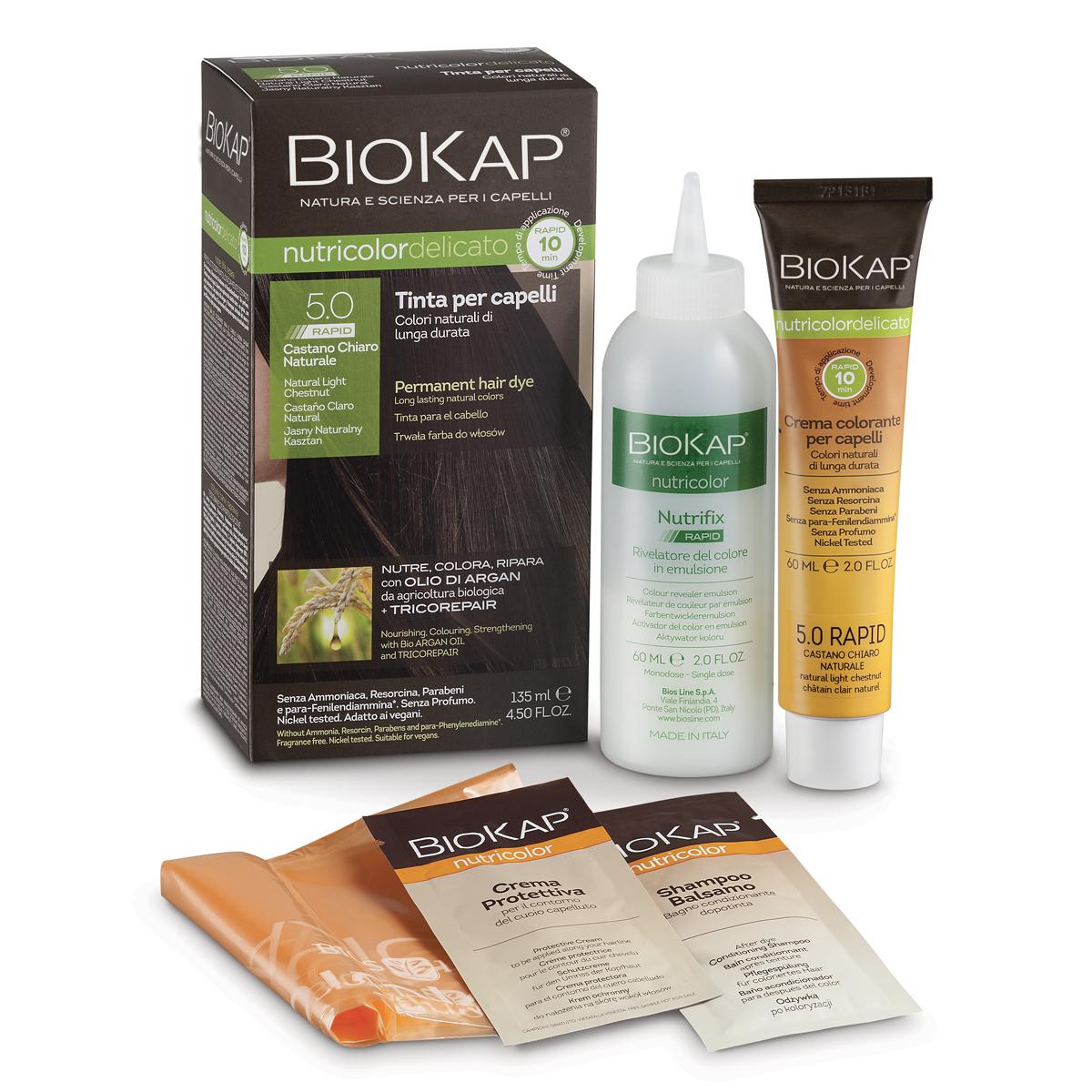 Rapid Delicato 4,0 Castaño Natural 140Ml Biokap