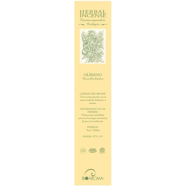 Incienso ecológico Olíbano Bioaroma, 12 varillas