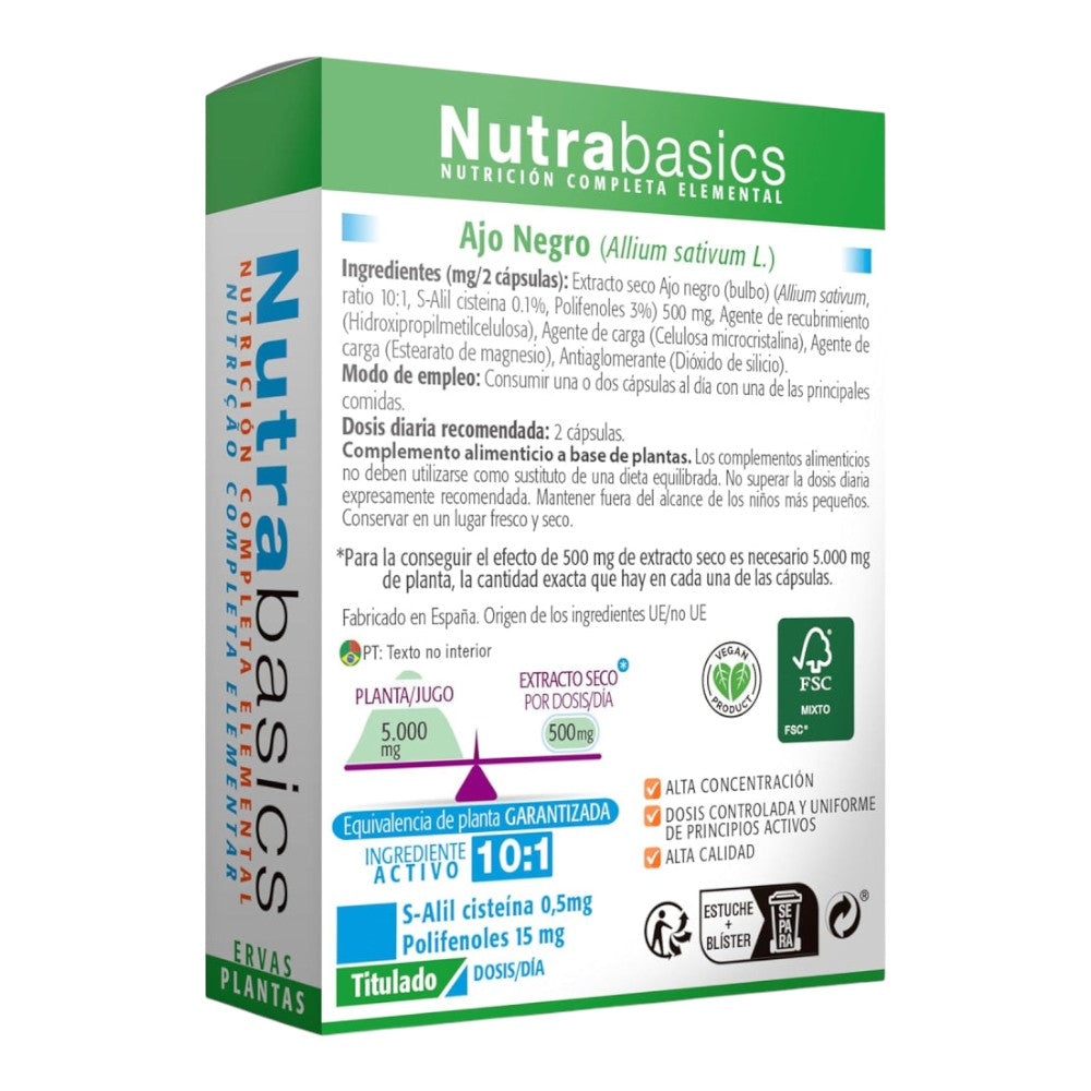 Ajo Negro Nutrabasics 24 Caps