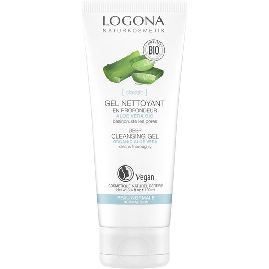 Gel Limpieza profunda Aloe Vera Bio Logona, 100ml